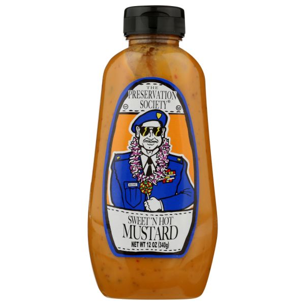 THE PRESERVATION SOCIETY: Mustard Sweet N Hot, 12 oz
