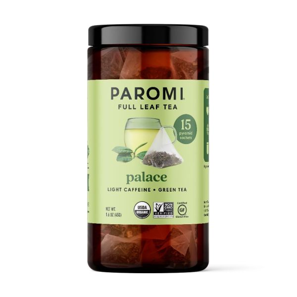 PAROMI TEA: Organic Palace Green Tea, 15 bg