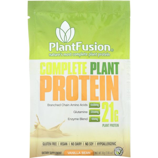 PLANTFUSION: Complete Plant Protein Vanilla Bean 12 Count, 12.7 oz