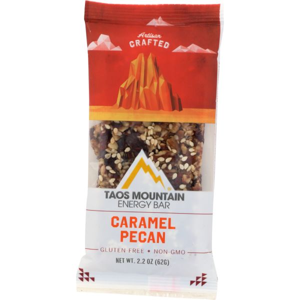 TAOS MOUNTAIN ENERGY BAR: Caramel Pecan Bar, 2.2 oz
