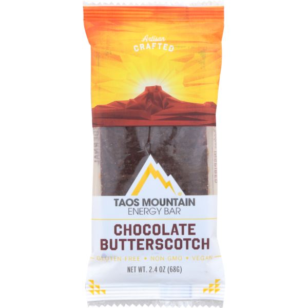 TAOS MOUNTAIN ENERGY BAR: Chocolate Butterscotch Bar, 2.4 oz