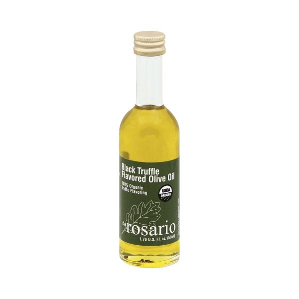 DAROSARIO ORGANICS: Organic Black Truffle Flavored Olive Oil, 1.76 oz