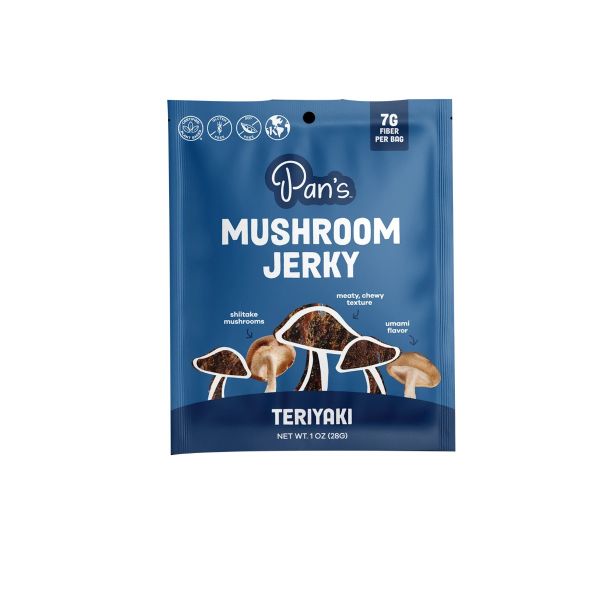 PANS: Teriyaki Mushroom Jerky, 1 oz