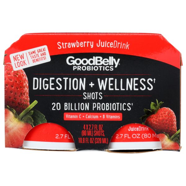 GOOD BELLY: Plus Shot Strawberry Juice, 10.8 oz