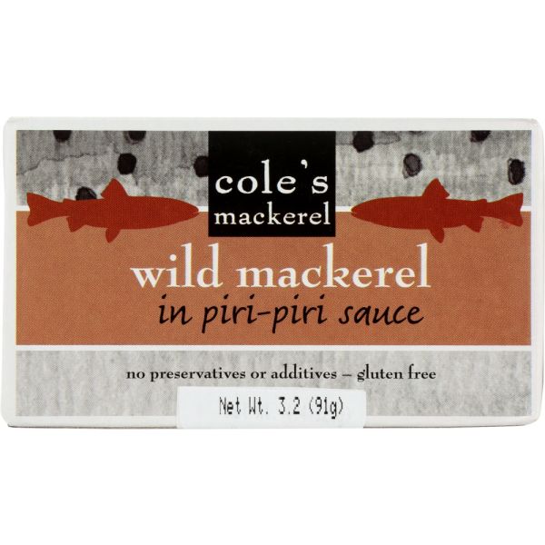 COLES: Mackerel Piripiri, 3.2 oz