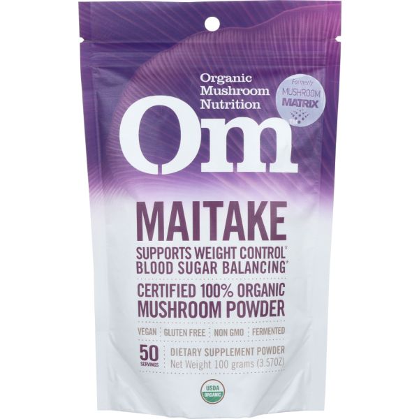 OM ORGANIC MUSHROOM NUTRITION: Maitake Mushroom, 100 gm