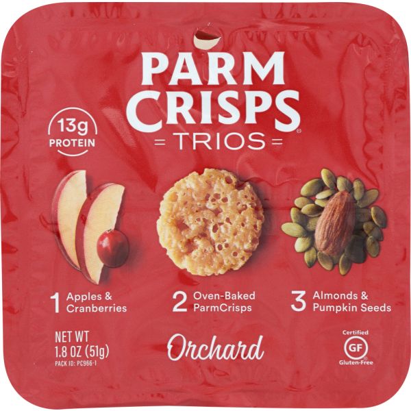 KITCHEN TABLE BAKERS: Crisps Parmesan Trio, 1.8 oz