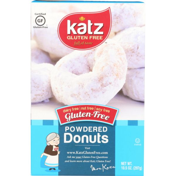 KATZ: Gluten Free Powdered Donuts, 10.5 oz