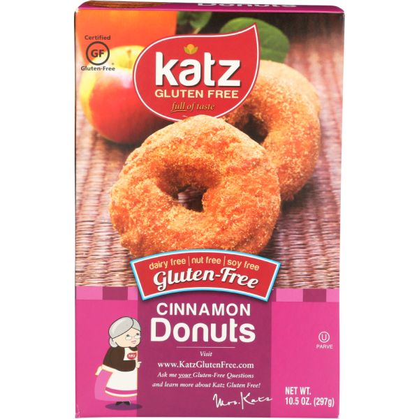 KATZ: Gluten Free Cinnamon Donuts, 10.5 oz