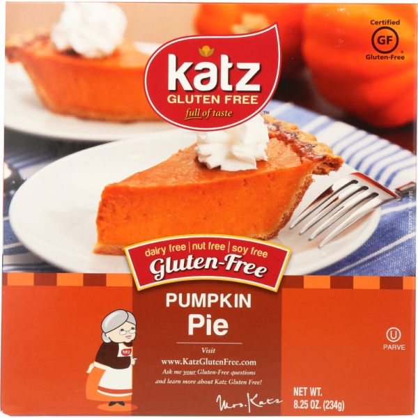 KATZ: Pie Pumpkin Gf Alntrl, 8.25 oz