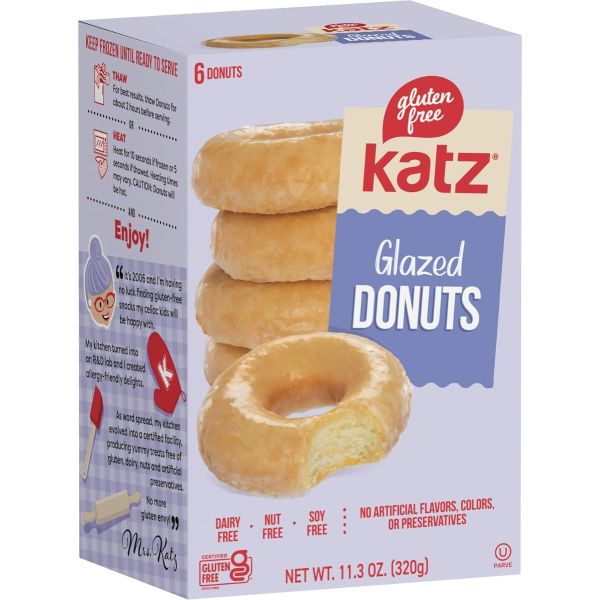 KATZ: Gluten Free Glazed Donuts, 11.3 oz