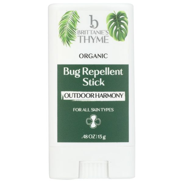 BRITTANIES THYME: Organic Bug Repellent Stick, 13 ml