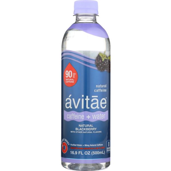 AVITAE: Water Caffeinated Blackberry, 16.9 fo