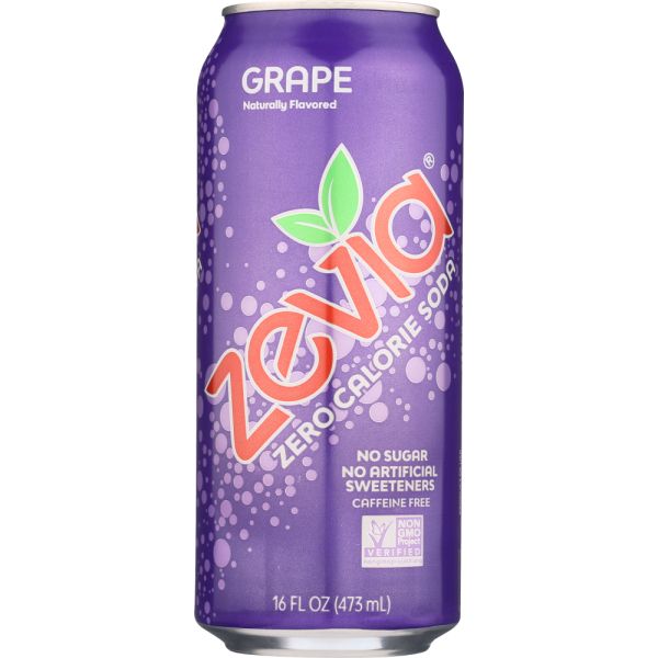 ZEVIA: Soda Grape, 16 fo