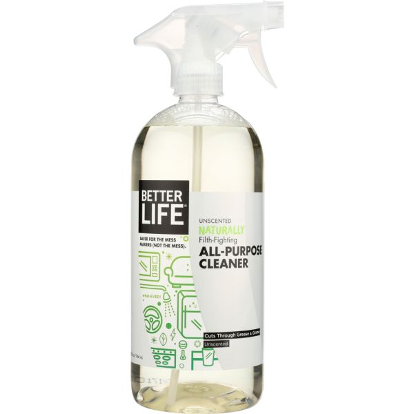 BETTER LIFE: All Purpose Cleaner Unscented, 32 oz
