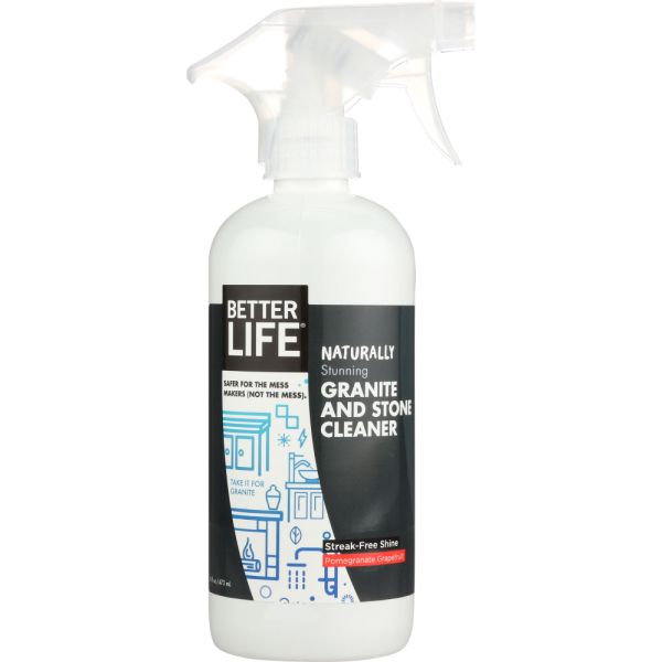 BETTER LIFE: Granite and Stone Cleaner Pomegranate and Grapefruit, 16 oz