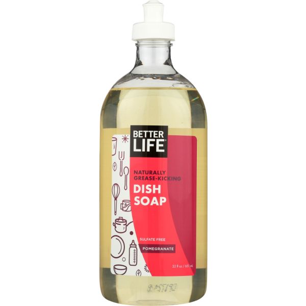 BETTER LIFE: Soap Dish Pomegranate, 22 OZ