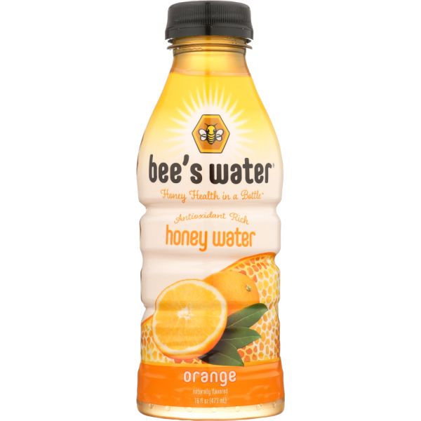 BEES WATER: Orange Honey Water, 16 oz