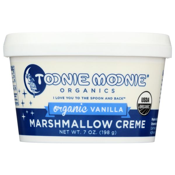TOONIE MOONIE ORGANICS LT: Cream Mrshmallow Van Org, 7 OZ