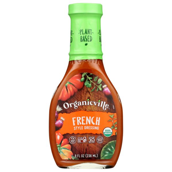 ORGANICVILLE: French Style Dressing, 8 oz