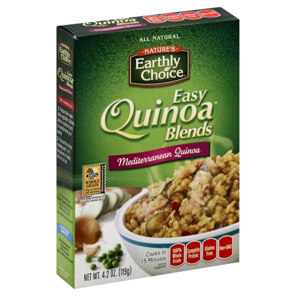 NATURES EARTHLY CHOICE: Easy Blend Mediterranean Quinoa, 4.2 oz