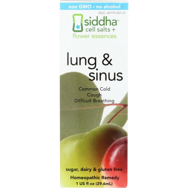 SIDDHA REMEDIES: Lung & Sinus Spray, 1 fo