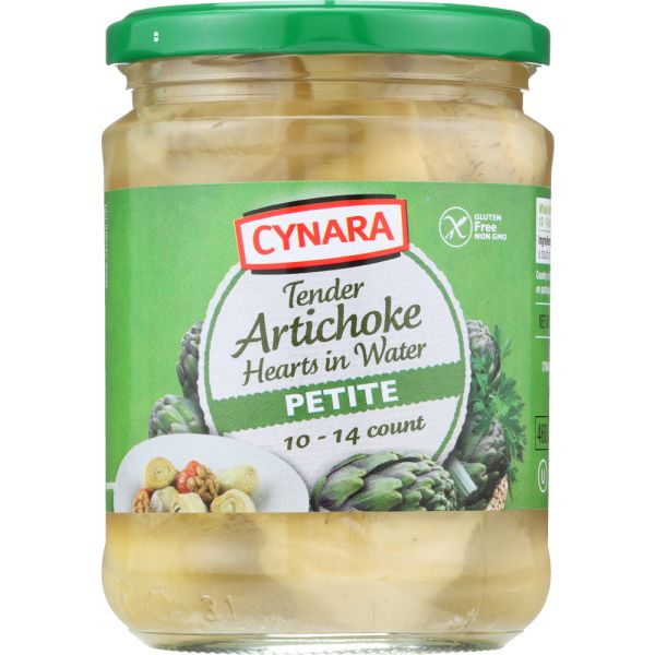 CYNARA: Petit Artichoke Hearts in Water, 14.75 oz