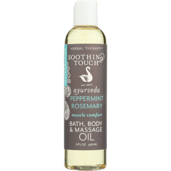 SOOTHING TOUCH: Body Oil Pepprmnt Rosemry, 8 fo