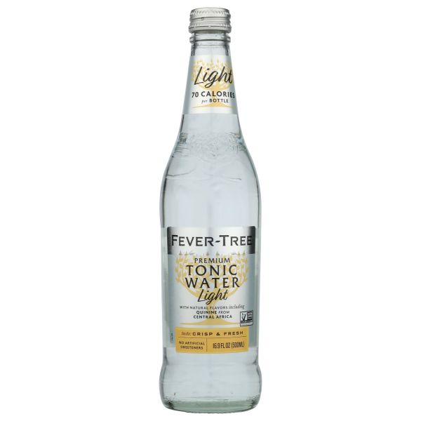 FEVER TREE: Soda Tonic Water Naturally Light, 16.9 fo