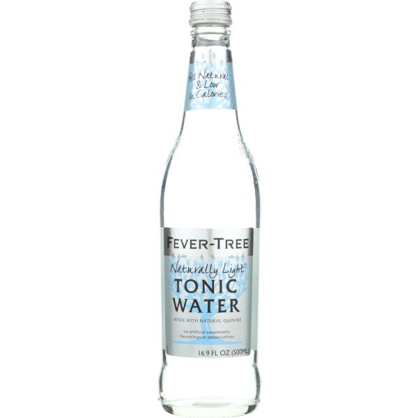 FEVER TREE: Soda Tonic Water Naturally Light, 16.9 fo