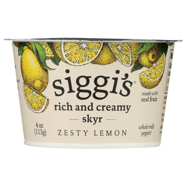 SIGGIS: Yogurt Triple Cream Lemon, 4 oz