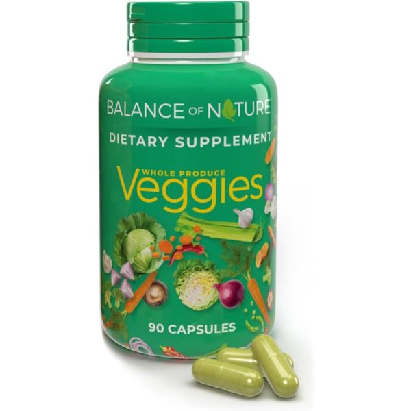 BALANCE OF NATURE: Whole Produce Veggies Supplement, 90 vc
