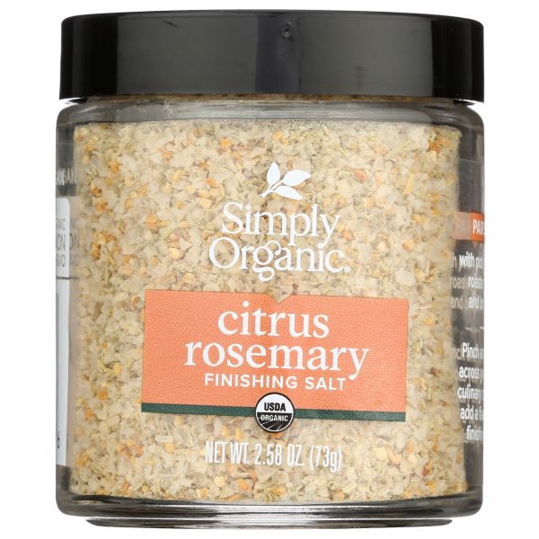 SIMPLY ORGANIC: Citrus Rosemary Finishing Salts, 2.58 oz