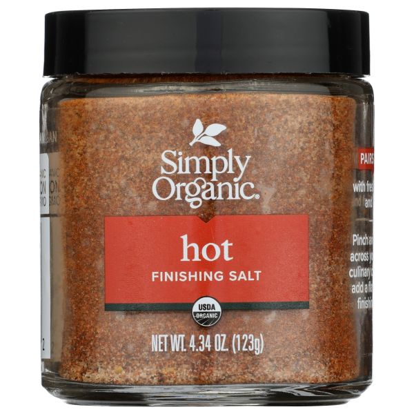 SIMPLY ORGANIC: Hot FInishing Salt, 4.34 oz