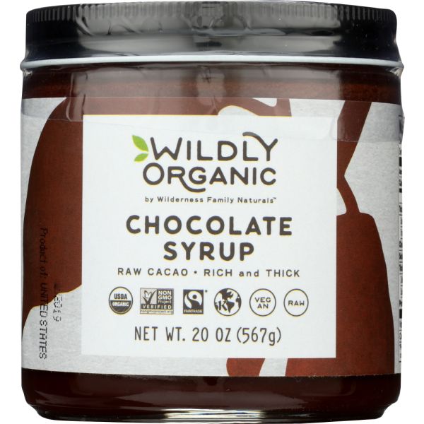 WILDLY ORGANIC: Syrup Chocolate, 20 OZ