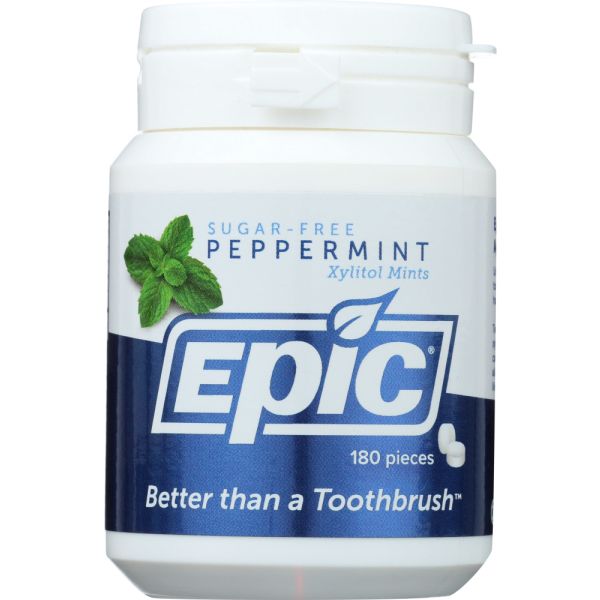 EPIC DENTAL: Peppermint Xylitol Mints, 180 pc