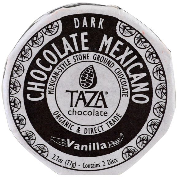 TAZA CHOCOLATE: Organic Chocolate Mexicano Disc Vanilla, 2.7 oz