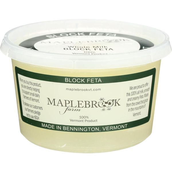 MAPLEBROOK FARM: Block Feta Cheese, 8 oz