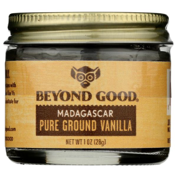 BEYOND GOOD: Vanilla Powder Pure Ground, 1 OZ