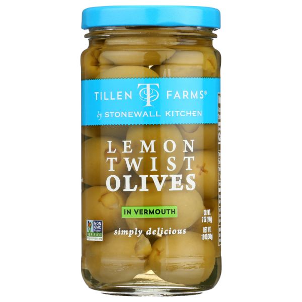 TILLEN FARMS: Olives Lemon Twist, 12 OZ