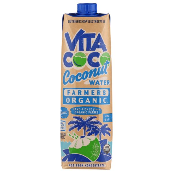 VITA COCO: Water Coconut Organic, 33.8 FO