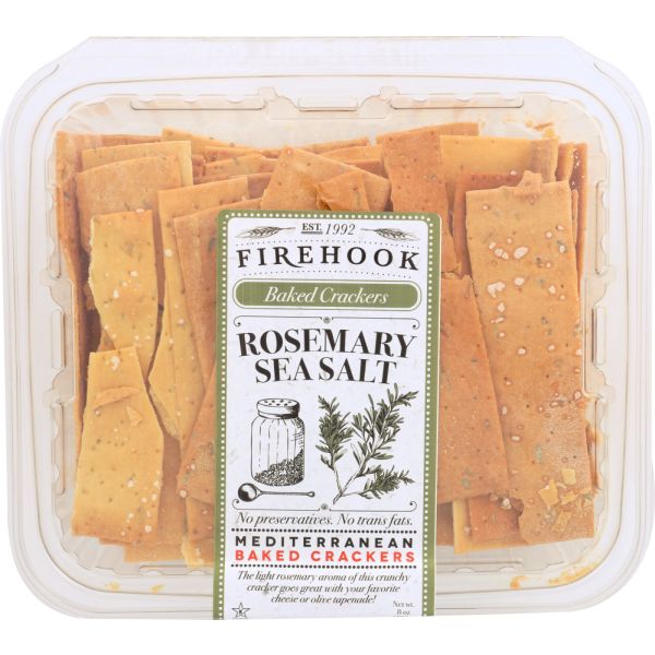 FIREHOOK: Rosemary Baked Cracker, 7 oz