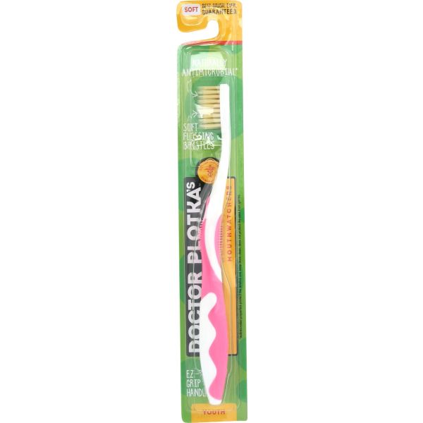 MOUTH WATCHERS: Toothbrush Youth Manual Pink, 1 ea