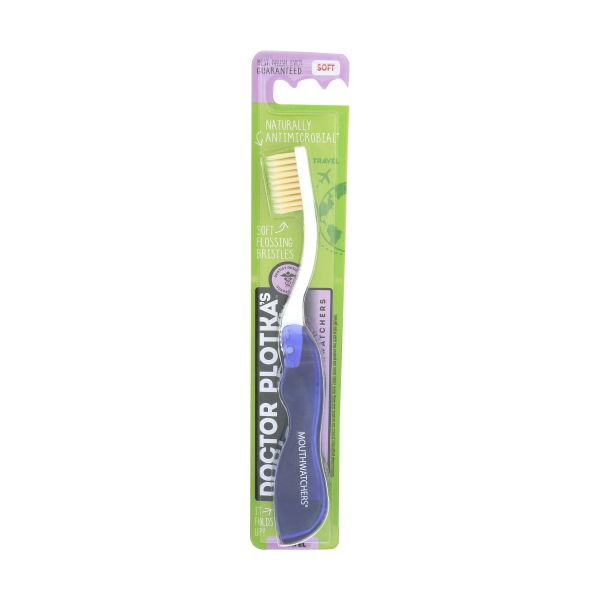 MOUTH WATCHERS: Travel Toothbrush Soft, 1 ea