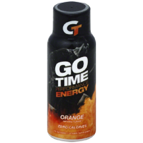 GO TIME PERFORMANCE ENERGY: Energy Shot Orange, 2 oz