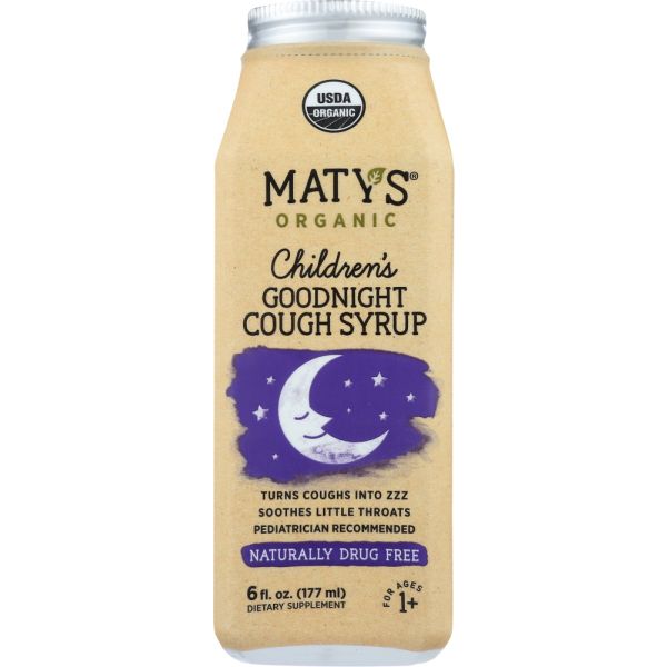 MATYS: Organic Cough Syrup Goodnight Children, 6 FO