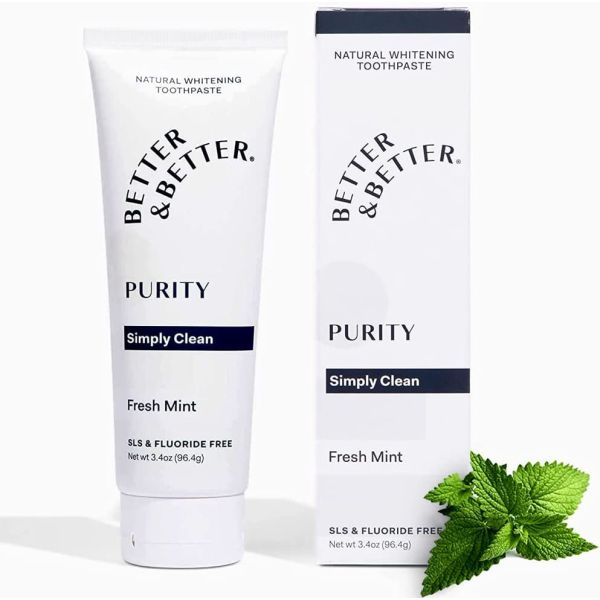 BETTER AND BETTER: Toothpaste Purity Single, 3.4 oz