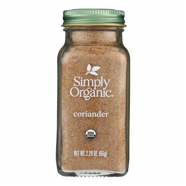 SIMPLY ORGANIC: Bottle Coriander Organic, 2.29 oz