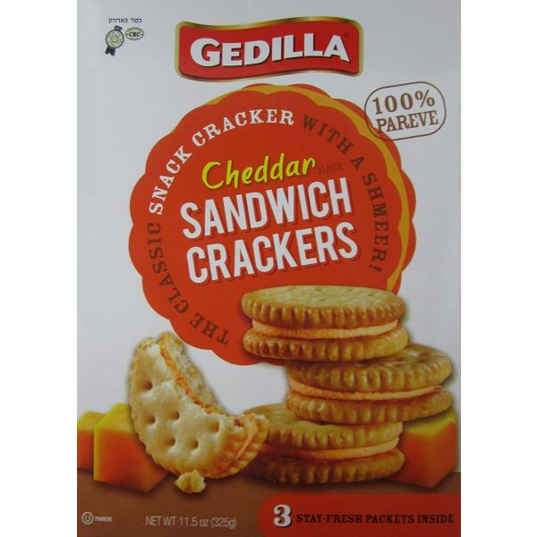 GEDILLA: Cheddar Cheese Sandwich Crackers, 11.5 oz