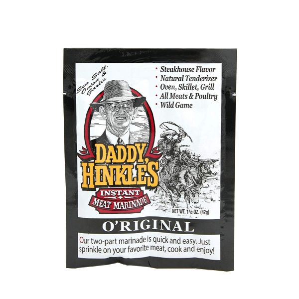 DADDY HINKLE: Original Marinade Single Serve Pack, 1.5 oz